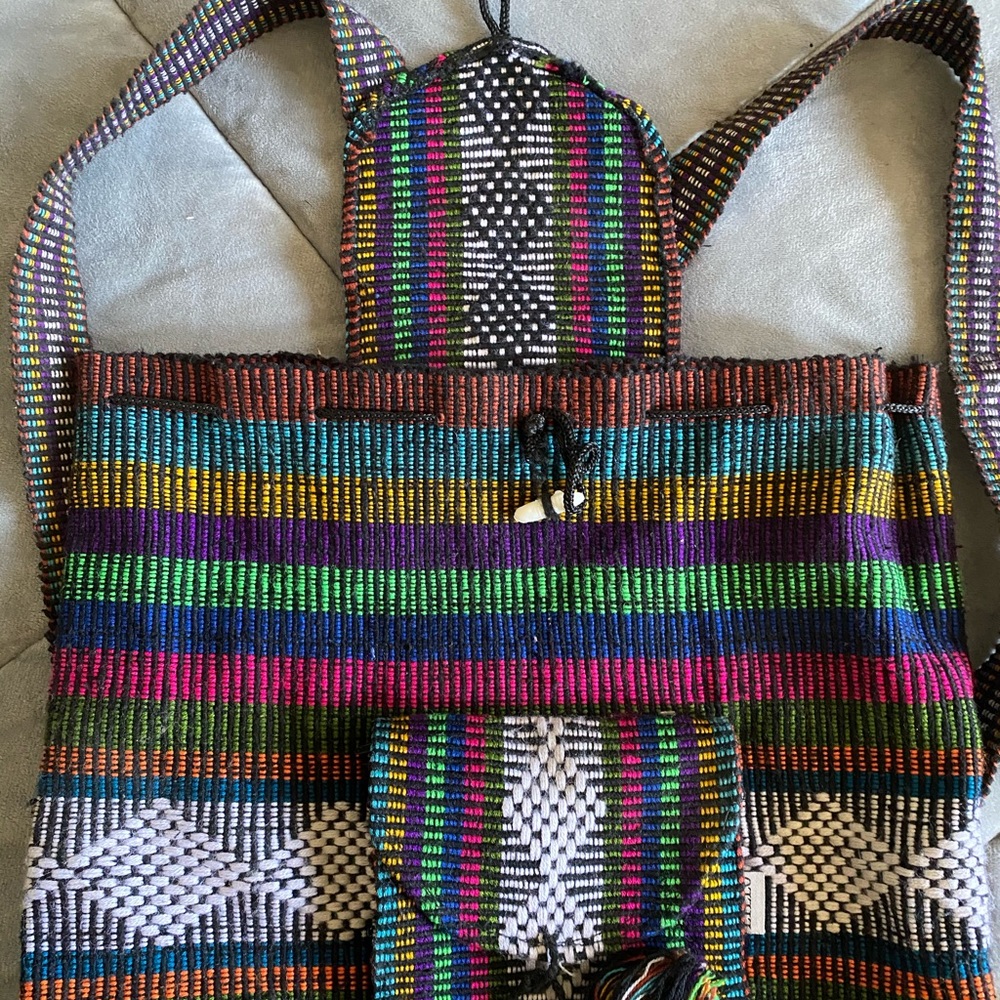 Serape Drawstring Backpack - image 2